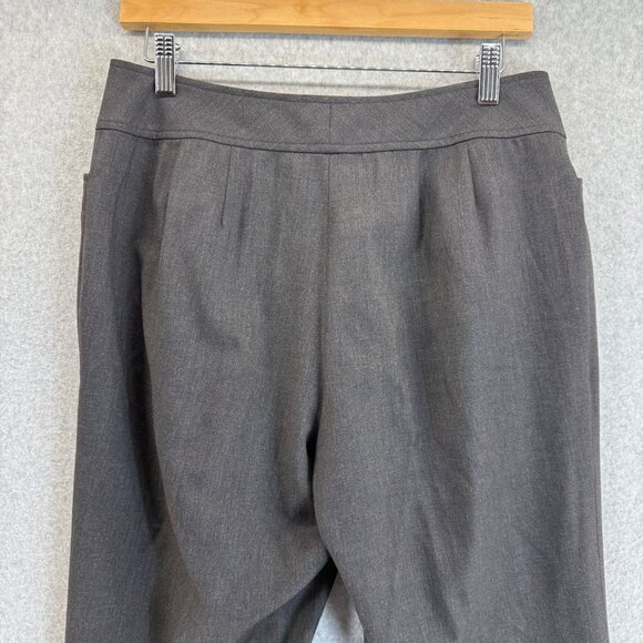 St. John Sport Womens Charcoal Gray Trousers Pants Straight Leg Office Size 8 - Picture 6 of 13